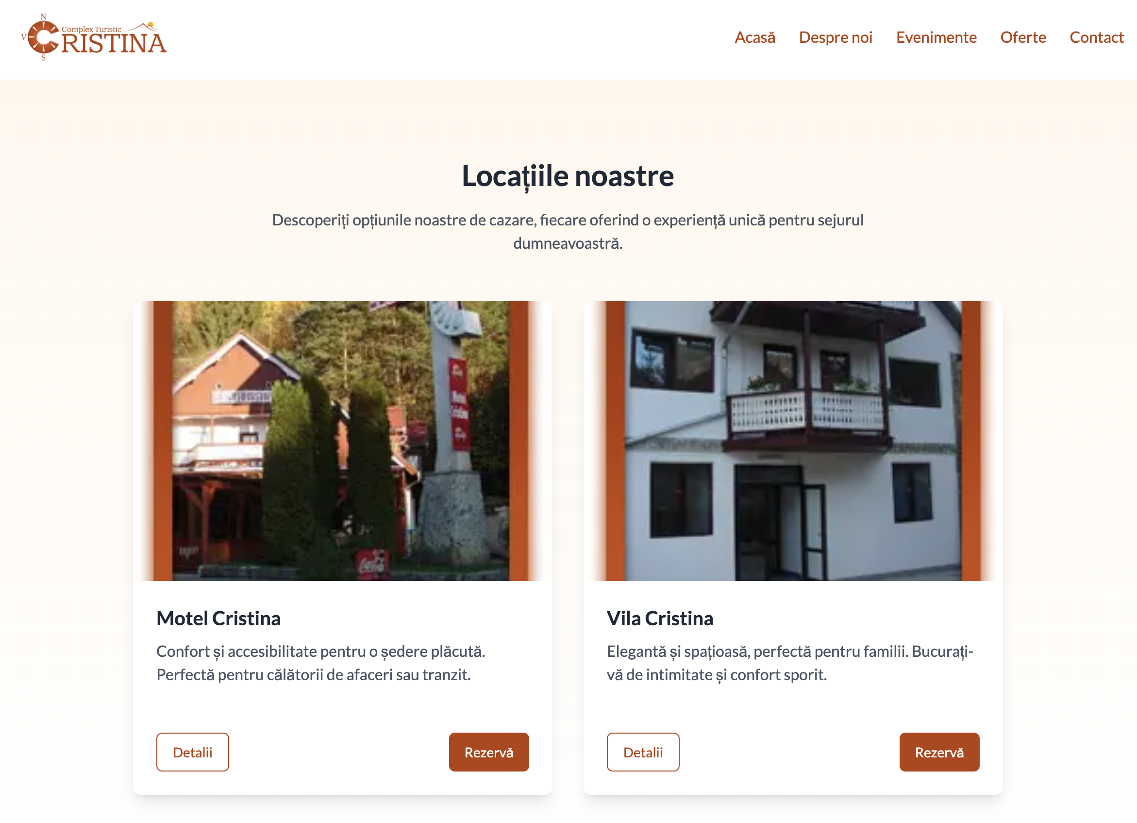 Site Pensiune (În lucru)