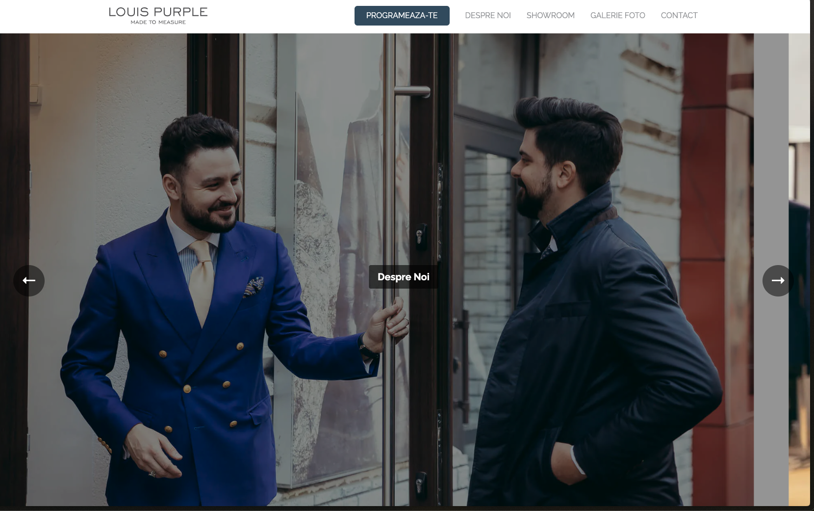 Site Magazin de Costume Iași